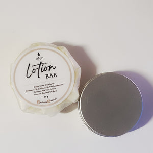 Lotion Bar -  with a FREE Travel Tin Container!